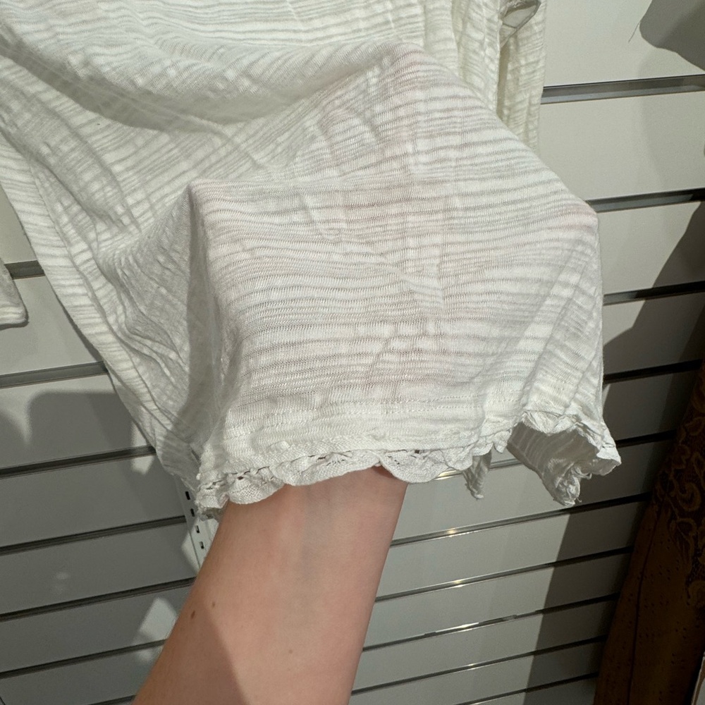 Meadow Rue Cream Lace Detail Blouse - Picture 6 of 7
